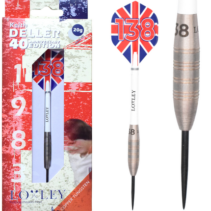 Keith Deller 40th Anniversary Edition Darts