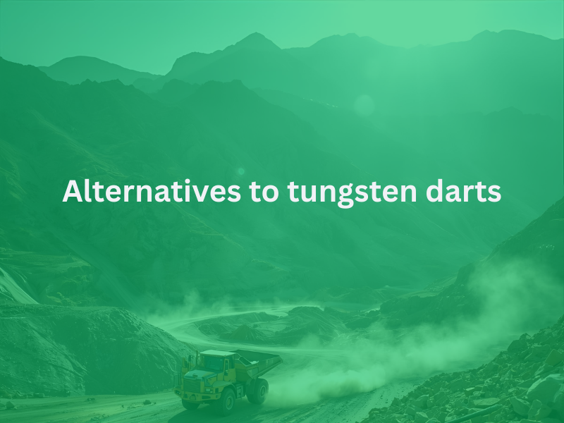 Alternatives to tungsten darts