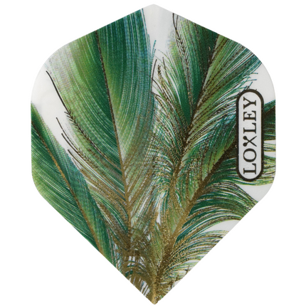 Green Gold Feather Flights