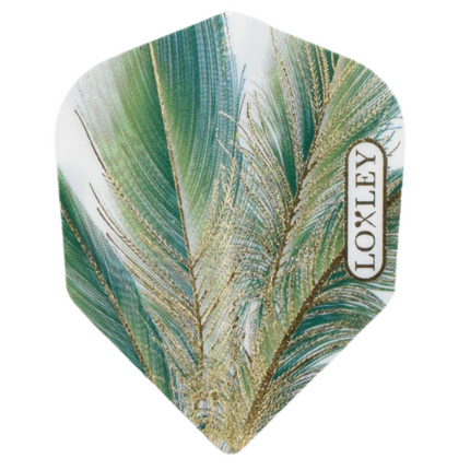 Green Gold Feather Flights
